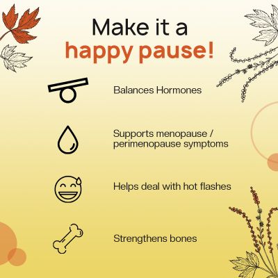 The Co Being: Happy Pause Menopause  Capsule - 60 Capsules