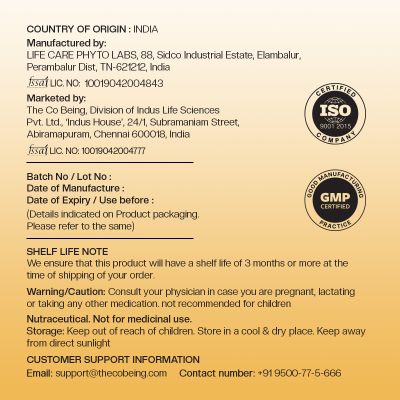 The Co Being: Power Up Male Performace Capsule - 60 Capsules
