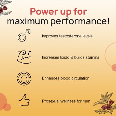 The Co Being: Power Up Male Performace Capsule - 60 Capsules