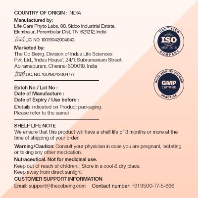 The Co Being: Easy-Peacy Capsule - 60 Capsules