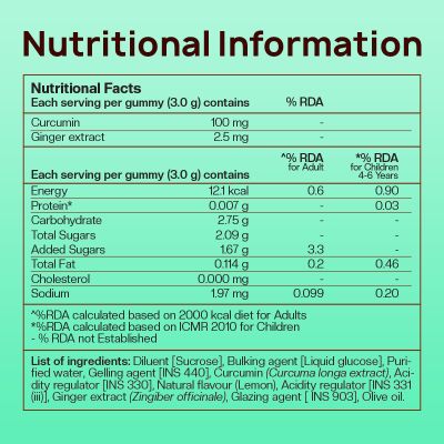 The Co Being: Curcumin & Ginger Gummies - 60 Gummies