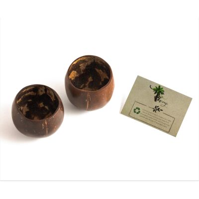 Thenga: Coconut Shell Cup - Pack of 2