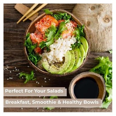 Thenga: Geometric Jumbo Coconut Bowl with Spoon & Fork