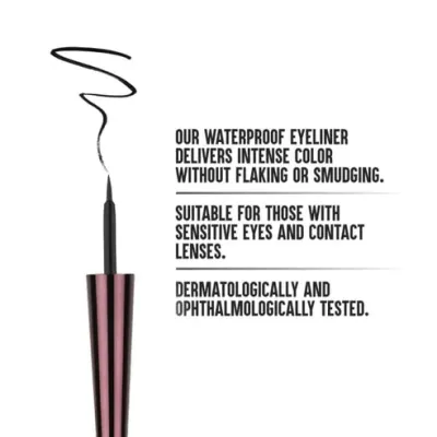 Colorbar: Precision Waterproof Liquid Eye Liner Black 001 - 2.5ml