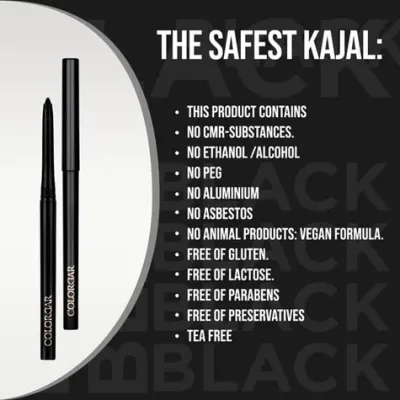 Colorbar: Intensely Rich  Kajal Dreamy Black.1 - 1.30gm
