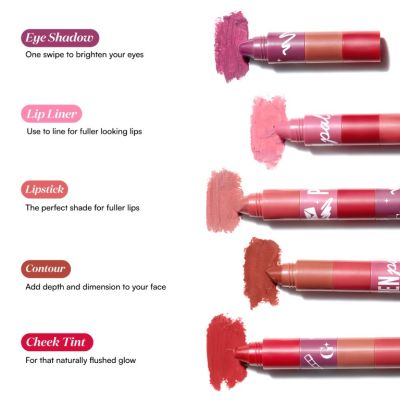 Gush: Pen Pal 5-In-1 Stackable Lipstick - 4.8gm