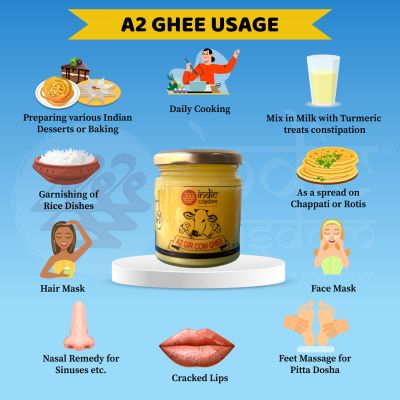 Indic Wisdom: Hand Churned Desi Gir Cow Ghee - 450 ml