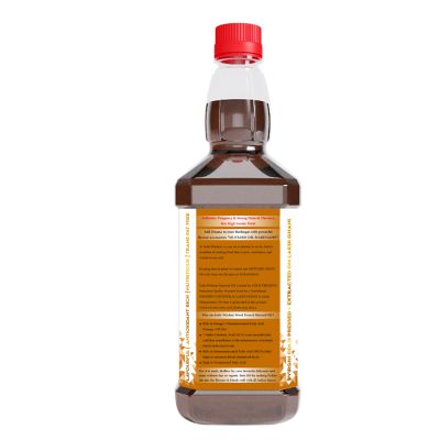 Indic Wisdom: Wood Pressed Mustard Oil 1 Liter (Cold Pressed Mustard Oil - Extracted on Wooden Churner)