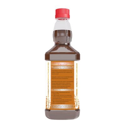 Indic Wisdom: Wood Pressed Mustard Oil 500 ml (Cold Pressed Mustard Oil - Extracted on Wooden Churner)