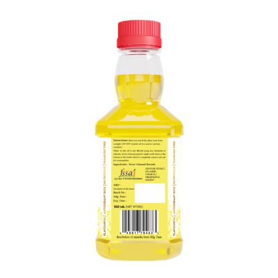 Indic Wisdom: Wood Pressed Sweet Almond Oil 100 ml (Cold Pressed Sweet Almond Oil - Extracted on Wooden Churner)