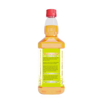 Indic Wisdom: Wood Pressed White Sesame Oil 1 Liter (Cold Pressed White Sesame Oil - Extracted on Wooden Churner)