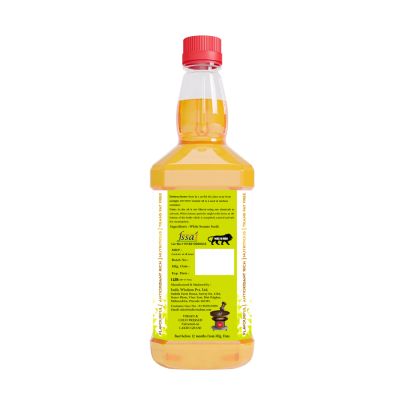 Indic Wisdom: Wood Pressed White Sesame Oil 1 Liter (Cold Pressed White Sesame Oil - Extracted on Wooden Churner)