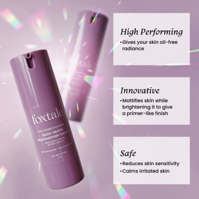 Foxtale: 5% Niacinamide Serum | Fades Blemishes, Brightens Skin | Beginner-Friendly Formula  30ml