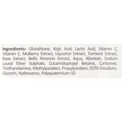 Lukewarm: Glutathione Face Wash - 100ml