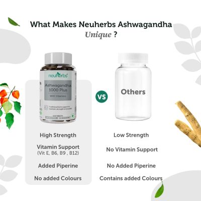 Neuherbs: Ashwagandha 1000 Plus Tablet - 60 Tablets