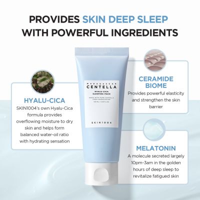 SKIN1004:  Madagascar Centella Hyalu-Cica Sleeping Pack 30ml