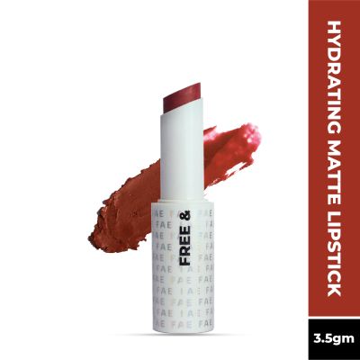 FAE Beauty: Brick Red Modern Matte Lipstick (Shade Magnetic) - 3.5gm