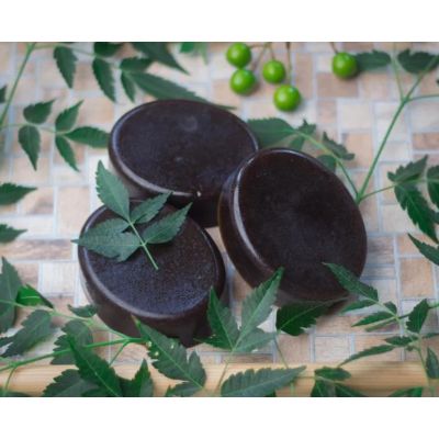 Ghar Soaps: Antibacterial Neem Bathing Soap - Pack of 3 (100gm each)
