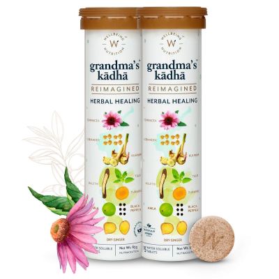 Wellbeing Nutrition: Grandma's Kadha - Ayurvedic Tea - 30 Tabs