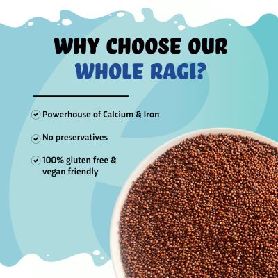 True Elements: Whole Ragi - 1kg