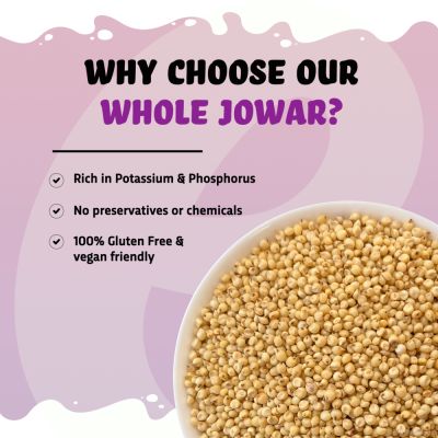 True Elements: Whole Jowar - 1kg