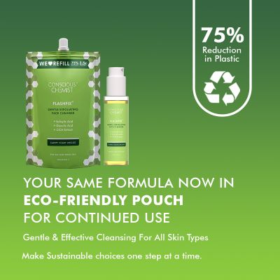 Conscious Chemist: Salicylic Acid Face Wash For Oily Acne Prone Skin with Glycolic Acid & CICA Extrac For Glowing & Radiant Skin -Super Saver Pack