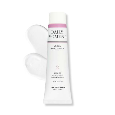The Face Shop: Daily Moment Vegan Hand Cream - Morning Florist - 30ml The Face Shop: Daily Moment Vegan Hand Cream - Morning Florist - 30ml