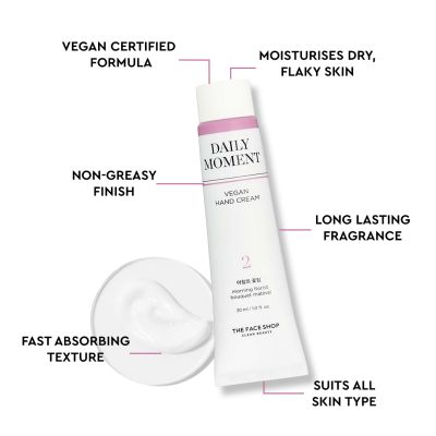 The Face Shop: Daily Moment Vegan Hand Cream - Morning Florist - 30ml