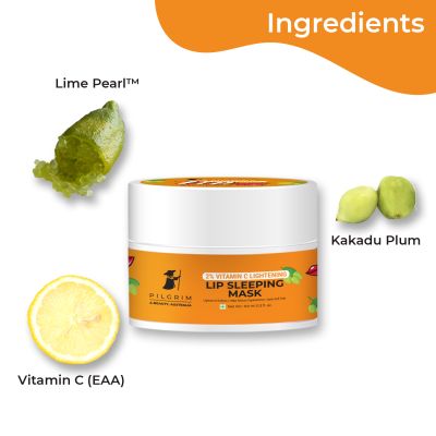 Pilgrim: Vitamin C Brightening Lip Sleeping Mask - 9gm