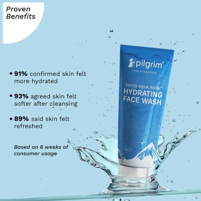 Pilgrim: Swiss Aqua Rush Hydrating Face Wash - 100ml