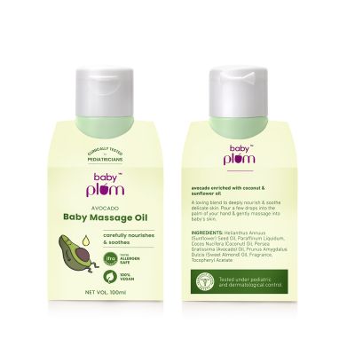 Plum: Avocado Baby Massage Oil - 100ml