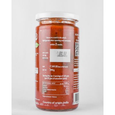 The Gourmet Jar: Basil Pasta Sauce - 390gm