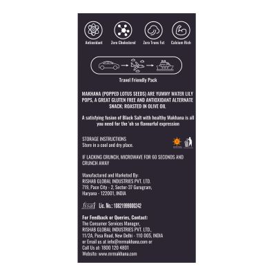 Mr. Makhana: Black Salt - 3X60gm
