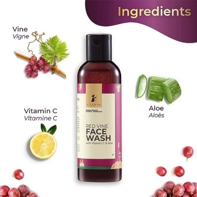 Pilgrim: Red Vine Face Wash - 100ml
