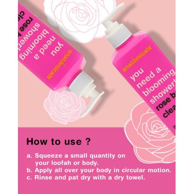 Anatomicals: Rose Body Cleanser - 300ml