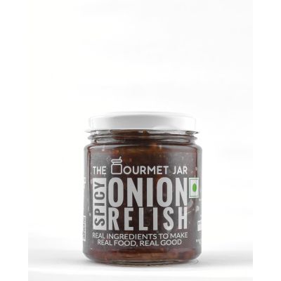 The Gourmet Jar: Spicy Onion Relish - 210gm