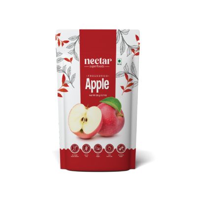 Nectar Superfoods: Freeze Dried Apple Cubes - 20gm