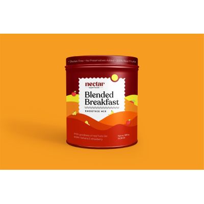 Nectar Superfoods: Freeze Dried Blended Breakfast Smoothie Mix - 300gm