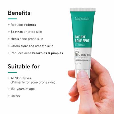 Dermatouch: Bye Bye Acne Spot Oil-Free Gel - 20gm
