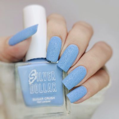 Silver Dollar: Candy-Sugar Crush Nail Lacquer Hope - Dark Blue - 8ml