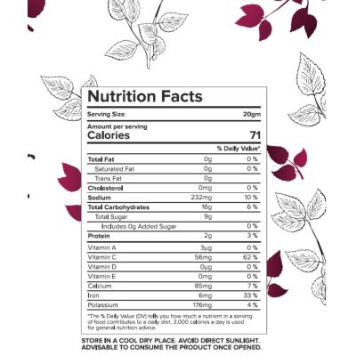 Nectar Superfoods: Freeze Dried Mulberry Whole - 20gm