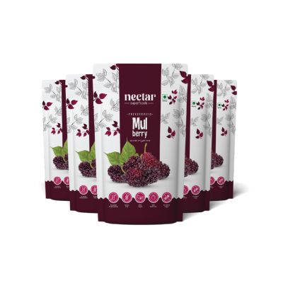 Nectar Superfoods: Freeze Dried Mulberry Whole - 20gm