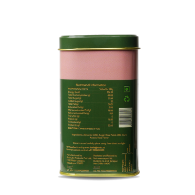 Nutki: Belgian Rose Almonds - Tin - 150gm