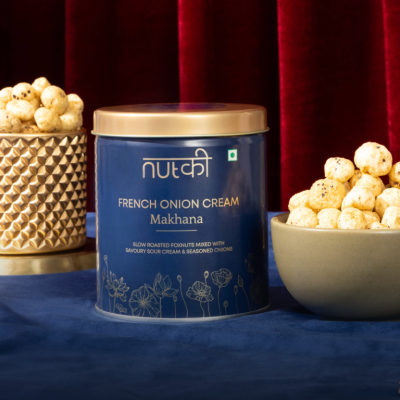 Nutki: French Onion Makhana - Tin - 50gm