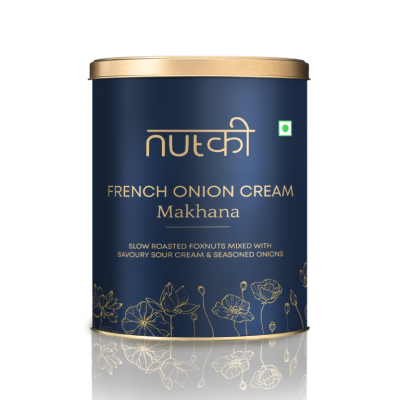 Nutki: French Onion Makhana - Tin - 50gm