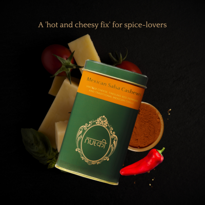 Nutki: Mexican Salsa Cashews - Tin - 150gm