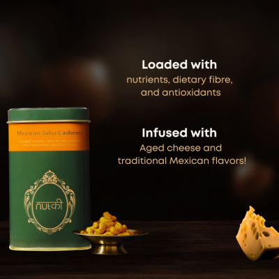 Nutki: Mexican Salsa Cashews - Tin - 150gm