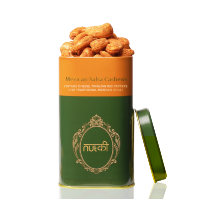 Nutki: Mexican Salsa Cashews - Tin - 150gm