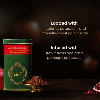 Nutki: Anardana Raisin - Tin - 150gm