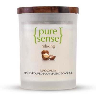 PureSense: Macadamia Hand-Poured Body Massage Candle - 200ml